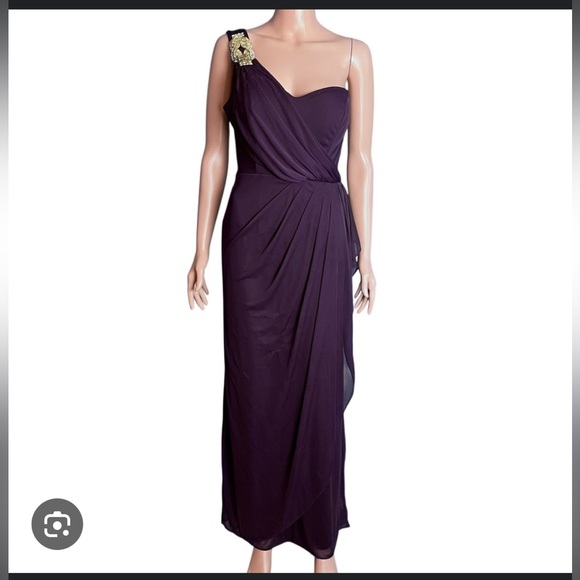 Dancing queen- USA -Elegant Purple Evening Dress - Picture 1 of 5